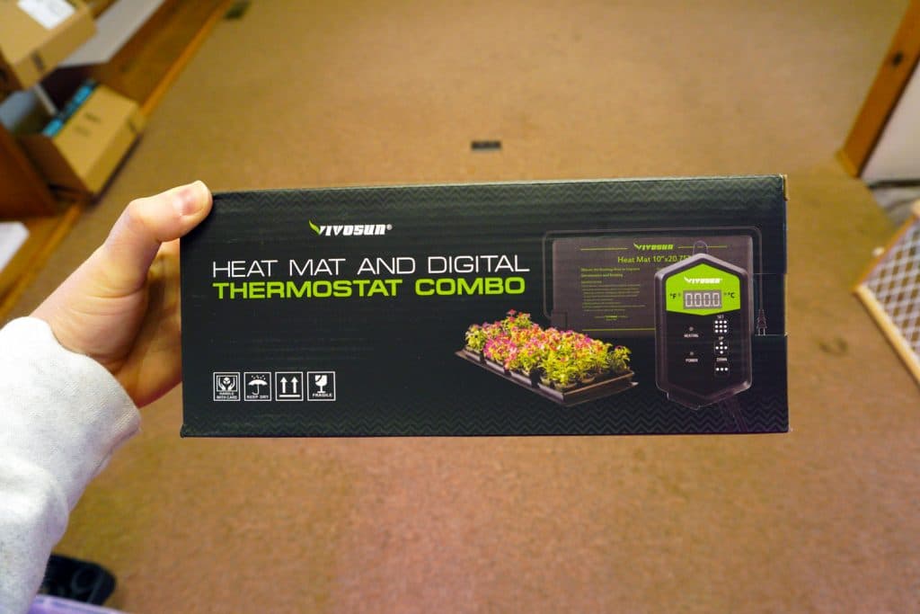 VIVOSUN Seedling Heat Mat Digital Thermostat Combo 20x20