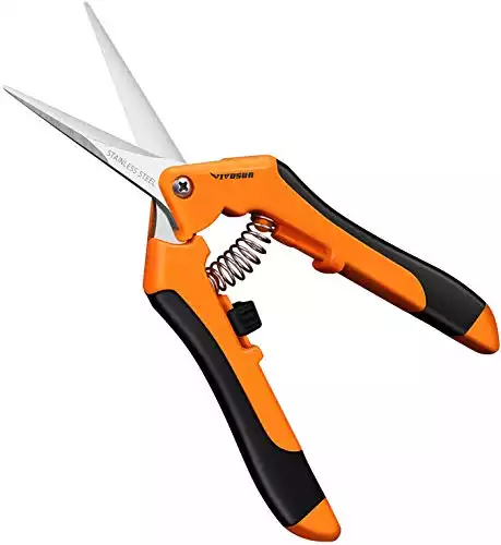 VIVOSUN 6.5 Inch Gardening Hand Pruner Pruning Shear