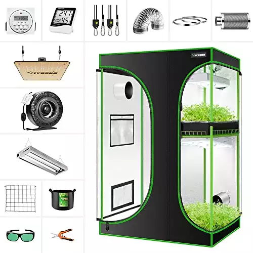 VIVOSUN Grow Tent Complete System, 2-in-1 Kit