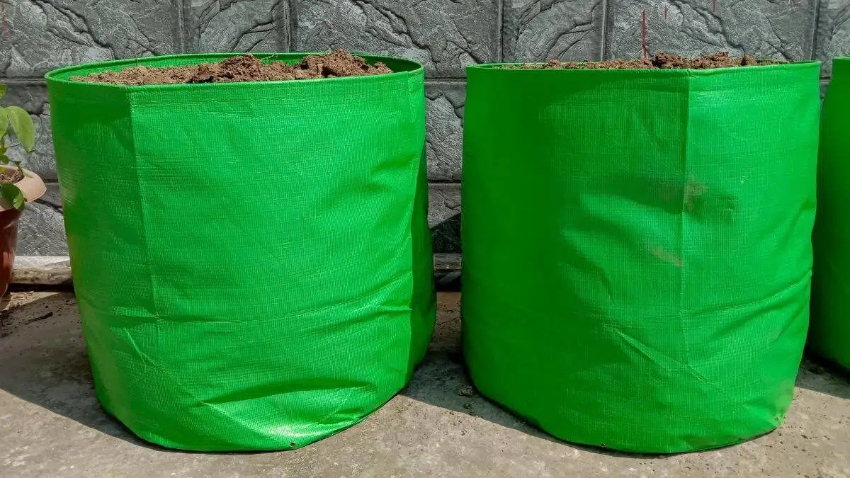 grow bag sizes fabric pots